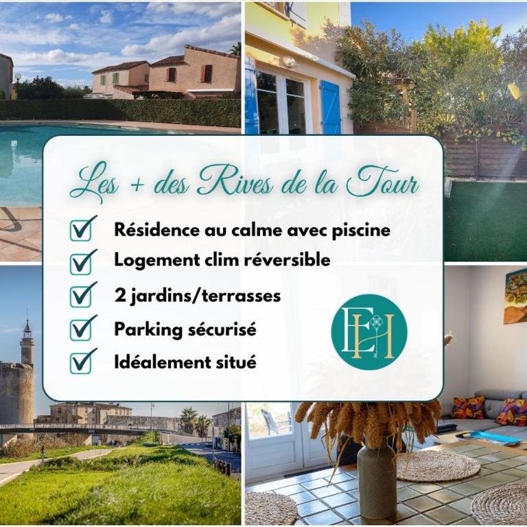 Maison Les Rives de la Tour Aigues-Mortes - Proche des remparts - Idéalement situé - Villa - 3