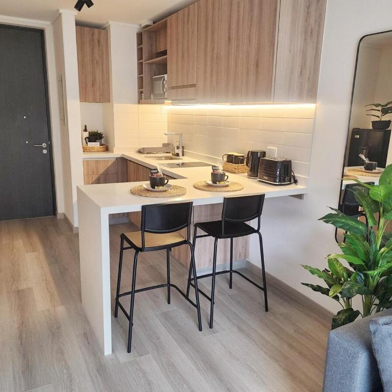 Moderno 1D con parking en Las Condes - Apartamento de 2 dormitorios - 4