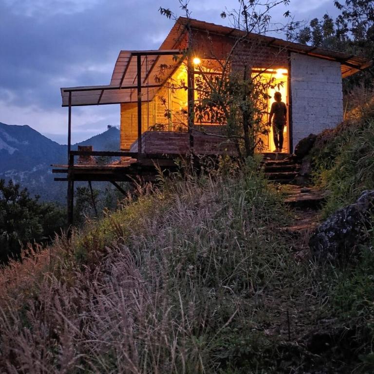 Refugio acogedor con vista a la montaña en Baños - One-Bedroom House - 20