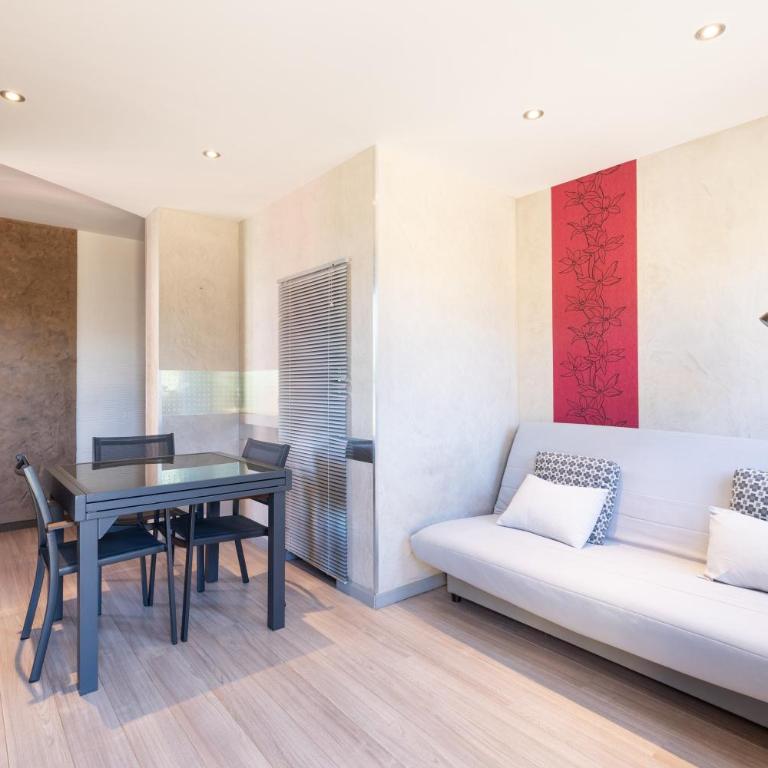Appartement résidence avec piscine - Deluxe Apartment mit 2 Schlafzimmern und Meerblick - 5