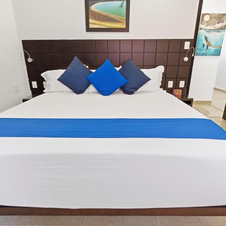 Oceanfront Apartments Vivo Resorts Puerto Escondido - Apartment mit 2 Schlafzimmern, einem Balkon und Meerblick - 3