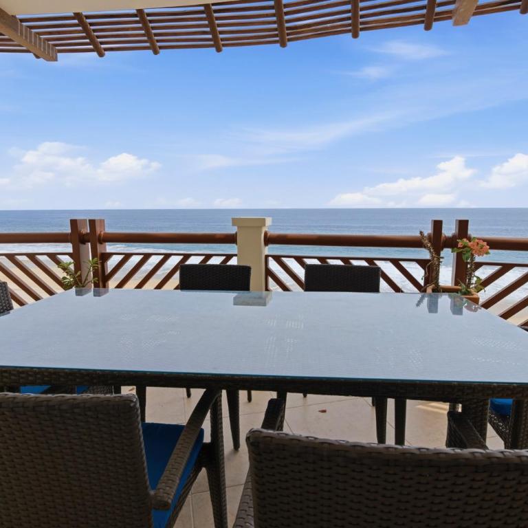 Oceanfront Apartments Vivo Resorts Puerto Escondido - Apartment mit 2 Schlafzimmern, einem Balkon und Meerblick - 9