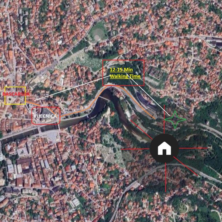 Vacation spot in Sarajevo in a calmest spacious area - One-Bedroom Apartment - 5
