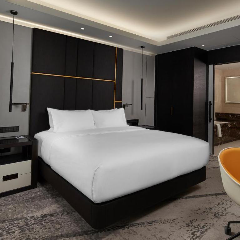 Hilton Belgrade - Suite sa 1 Spavaćom Sobom i Korišćenjem Salona – Bračni Krevet (King-size) - 1