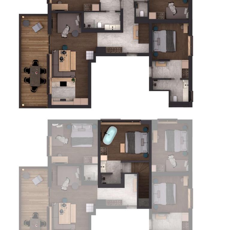 MOAHOF Chalets & Appartements - Deluxe Apartment mit 4 Schlafzimmern - 1