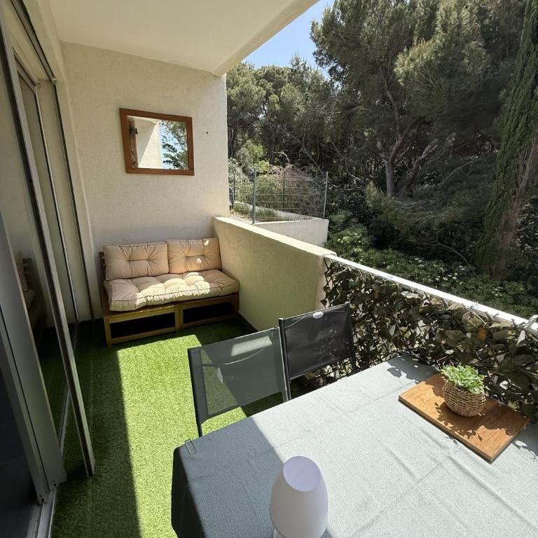 Studio Cosy 30m Crique Parking Prive 4 Personnes - Studio mit Terrasse - 16