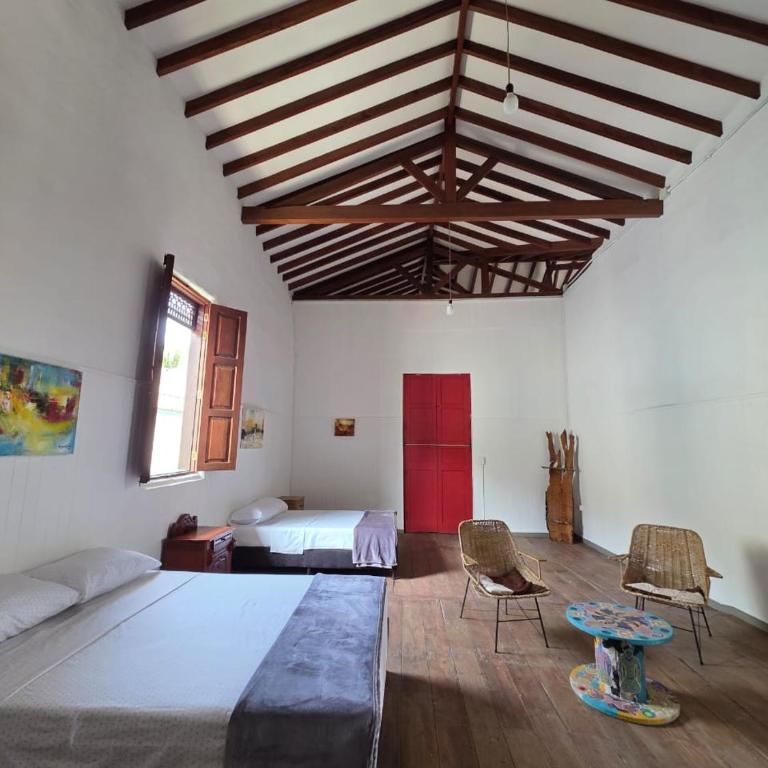 Casa Republicana Hostel - Habitación Deluxe con 2 camas grandes - 1