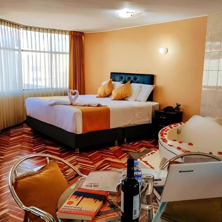 Hotel San Lázaro Arequipa - Cochera - Hotel en Arequipa - Estudio con bañera de hidromasaje - 1