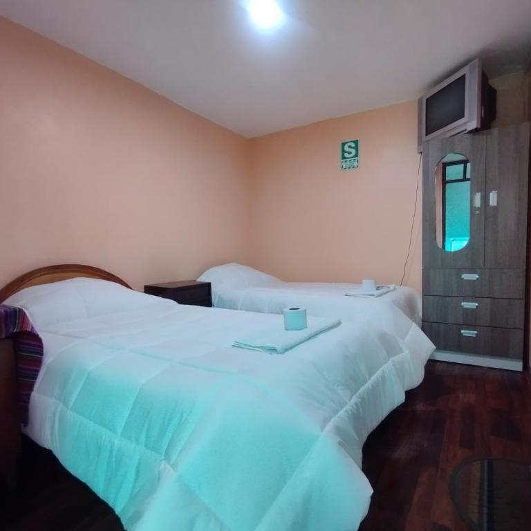 Inti Ut'ha - Habitación Doble con baño privado - 2 camas - 10