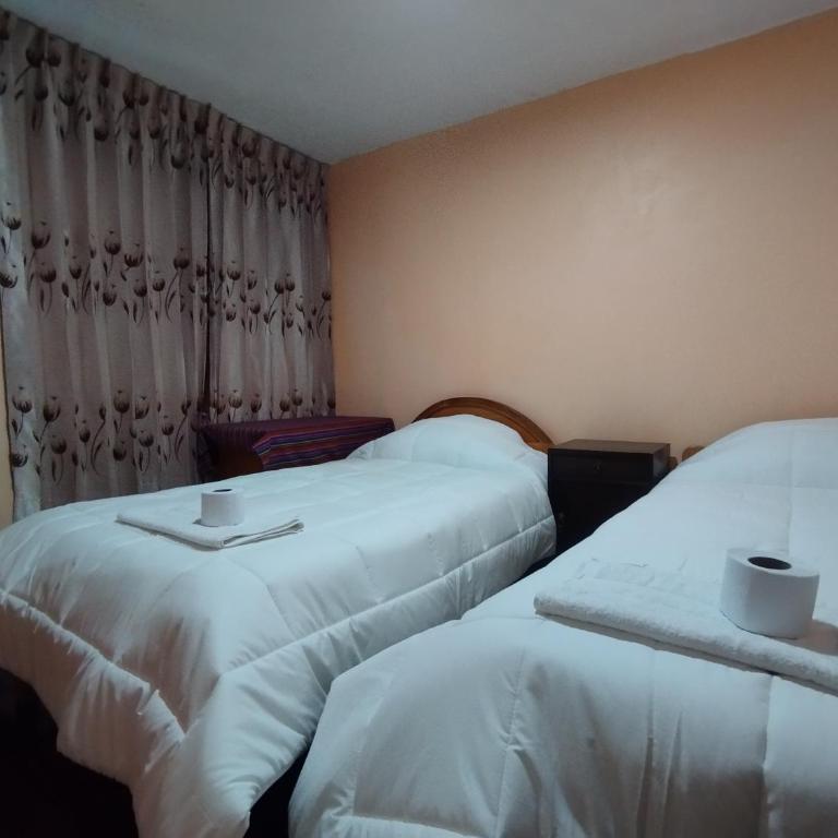 Inti Ut'ha - Habitación Doble con baño privado - 2 camas - 8