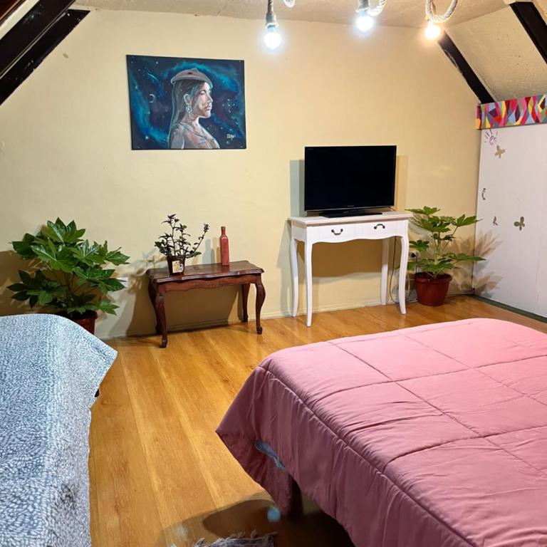 Cochrane hostal - Habitación Triple con vistas al jardín - 7