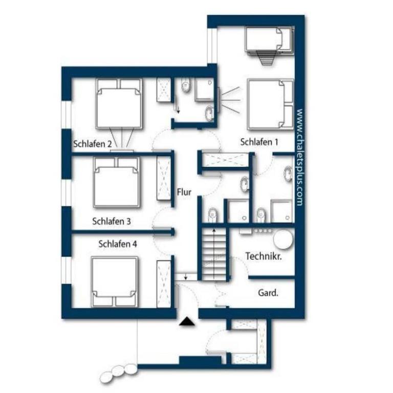 Alpine Stay, Sauna & Fireplace - Apartment mit 5 Schlafzimmern - 24