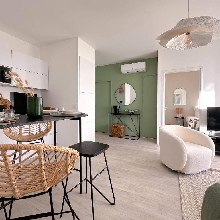 T3 élégant avec piscine, salle de sport et tennis - Appartement 2 Chambres - 23
