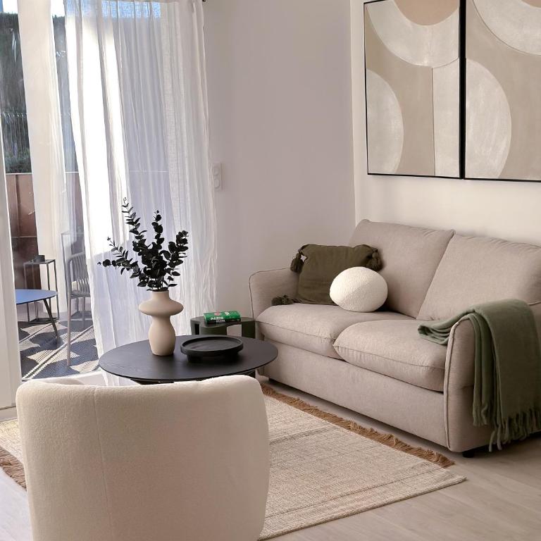 T3 élégant avec piscine, salle de sport et tennis - Appartement 2 Chambres - 32