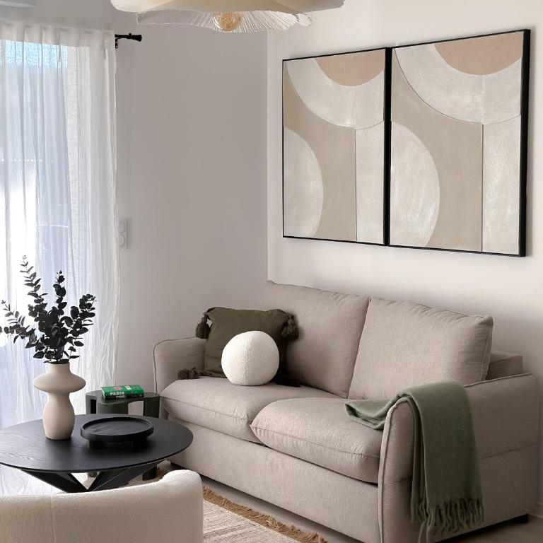 T3 élégant avec piscine, salle de sport et tennis - Appartement 2 Chambres - 63