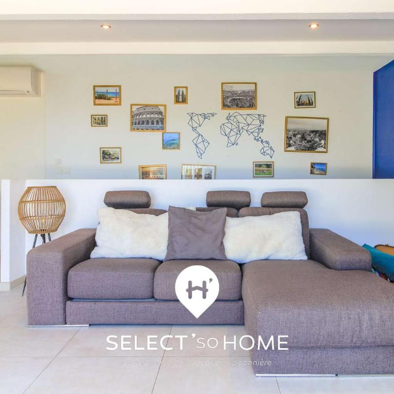 SELECT'soHOME - Duplex village, vue mer, vallons pour 6 personnes ! - LUMA - Three-Bedroom Apartment with View - 5
