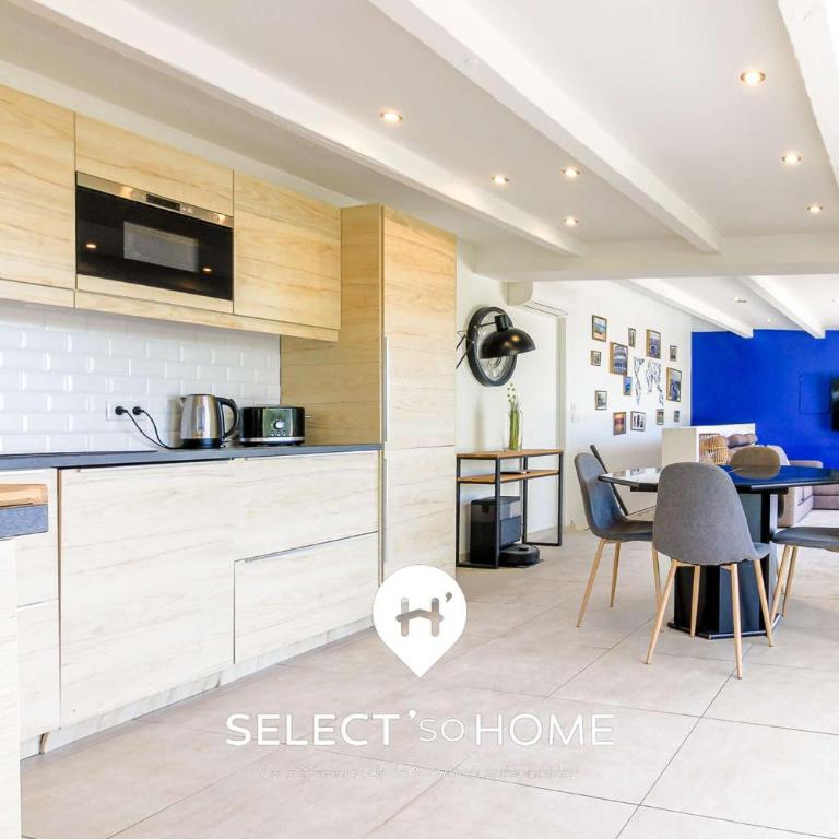 SELECT'soHOME - Duplex village, vue mer, vallons pour 6 personnes ! - LUMA - Three-Bedroom Apartment with View - 8