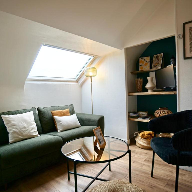 La lucarne au centre ville avec parking privé et ascenseur - Appartement 1 Chambre - 3