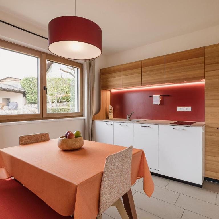 Felsenegg appartements - moderne Wohnungen im Luftkurort mit traumhaftem Garten Nähe Meran für Paare und Familien - Appartamento con 1 Camera da Letto e Vista Giardino - 22