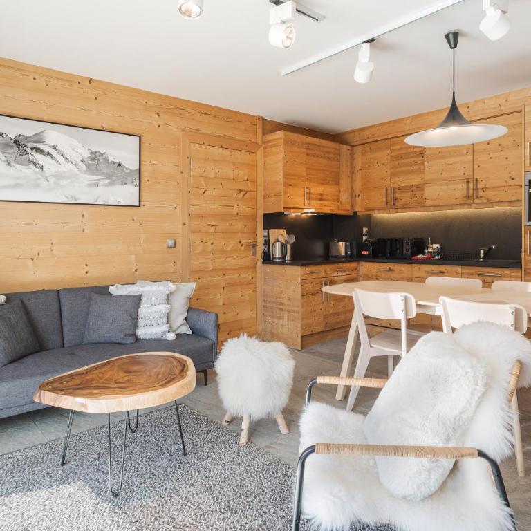 Lyret - Moderne 2CH 2SDB Vue MtBlanc 250m Remontee - Appartement - 16