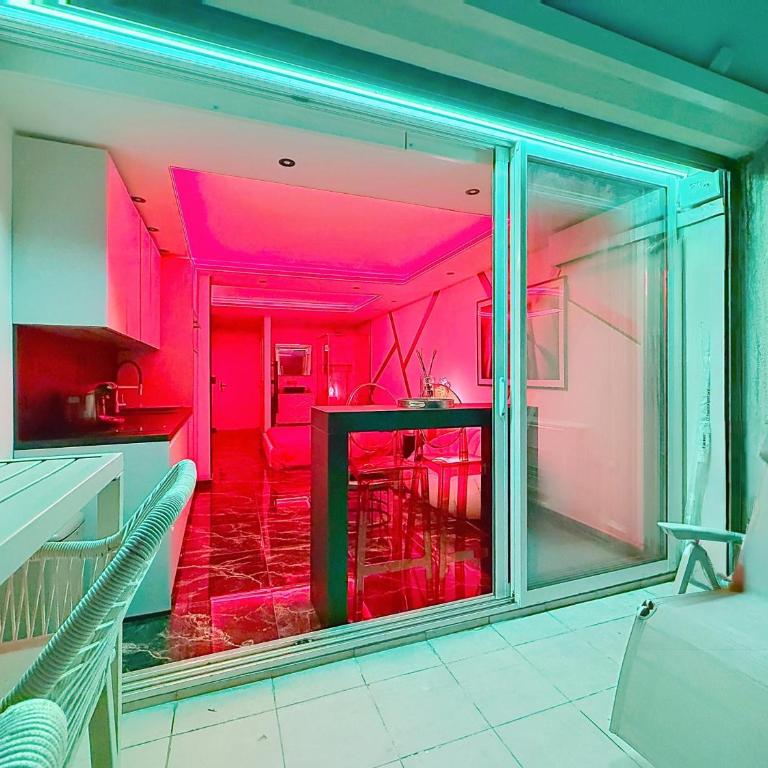 Studio luxe L'Aphrodite C49 avec terrasse vue mer au village naturiste Héliopolis - One-Bedroom Apartment - 14