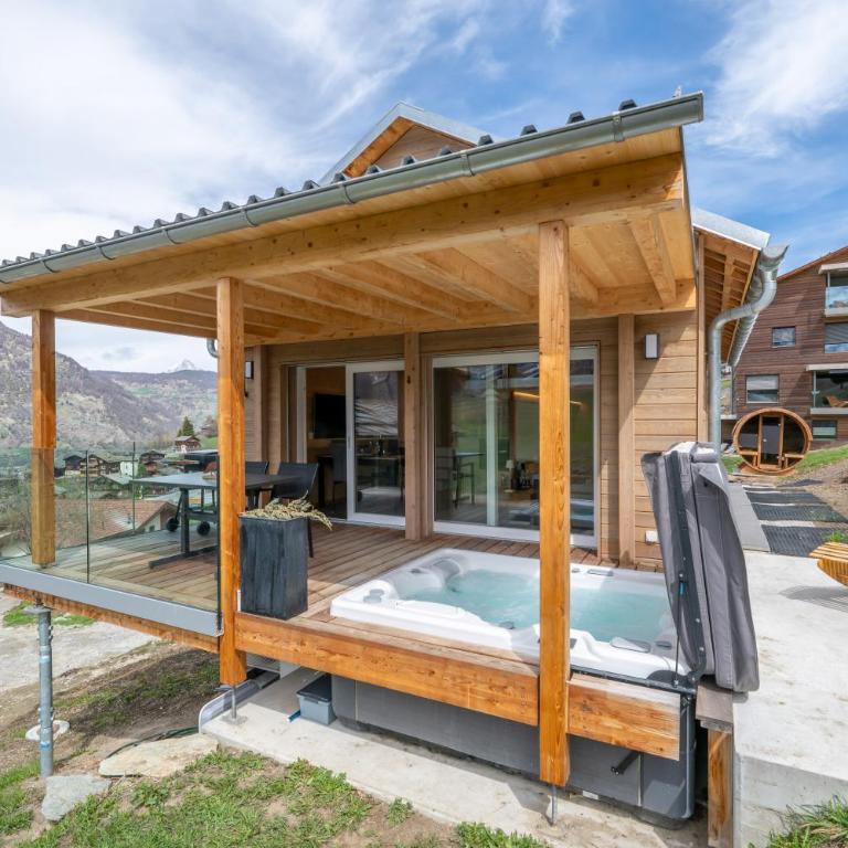 Tiny Bishorn mit privatem Whirlpool - Haus mit 1 Schlafzimmer - 32