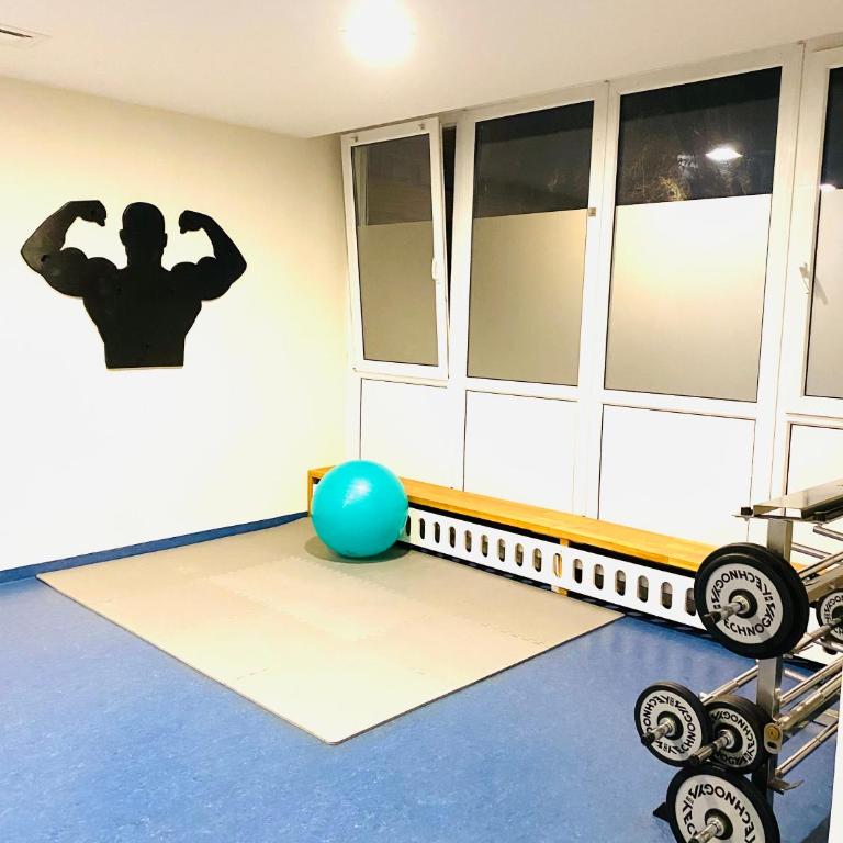 Ferienwohnung Harmonia inklusive Hallenbad, Außenpool, Sauna & Fitnessstudio, familienfreundlich ausgestattet, großes 2-Zimmer-Apartment - Apartment mit 2 Schlafzimmern - 35