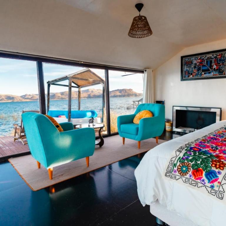 Uros Titicaca Kurmi lodge - Double Room with Lake View - 3