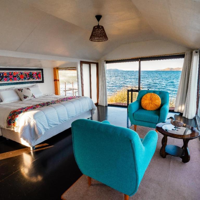 Uros Titicaca Kurmi lodge - Double Room with Lake View - 4