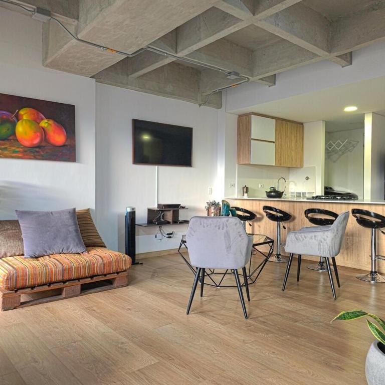 2 Bed Loft in Poblado Envigado Border with Full Amenities - Apartamento de 1 dormitorio - 21