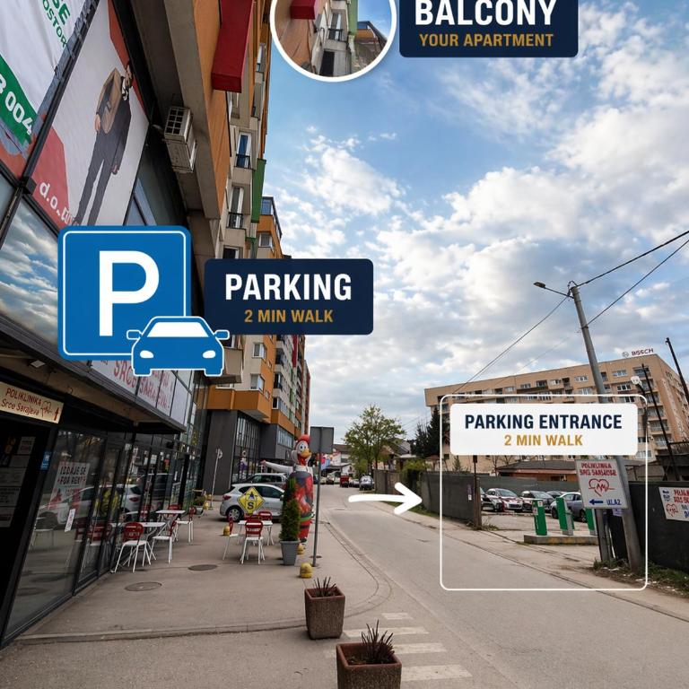 Apartment near airport,tram & city center Free parking - One-Bedroom Apartment - 16