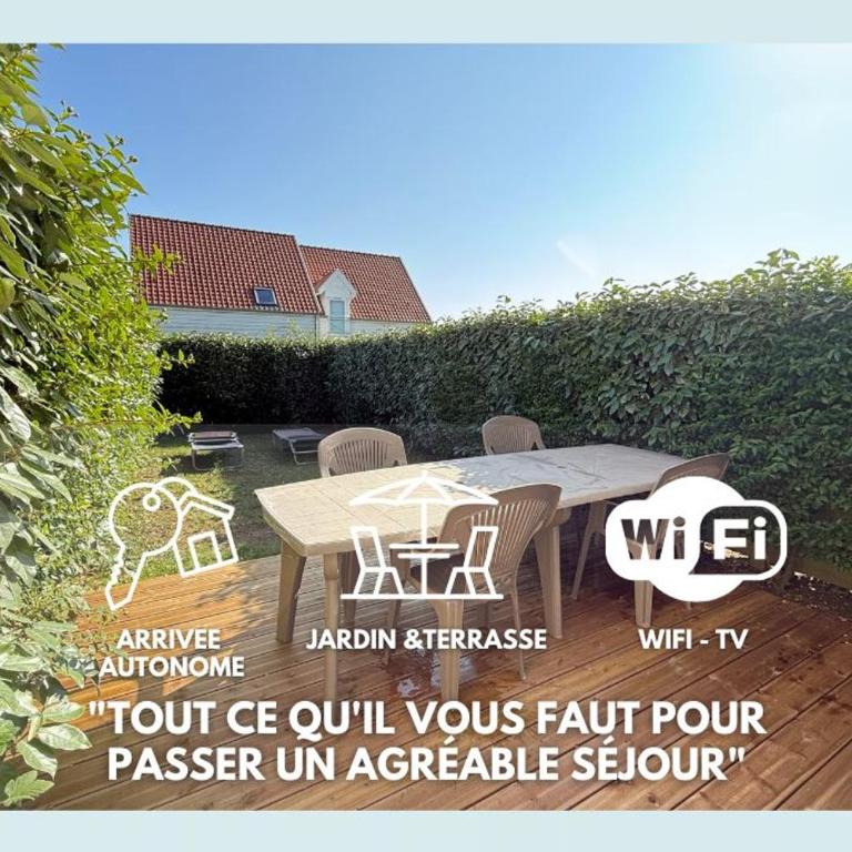 Côté Plage - Maison 4 personnes - 2 chambres - Dunes du golf - Wimereux - Maison 2 Chambres - 20