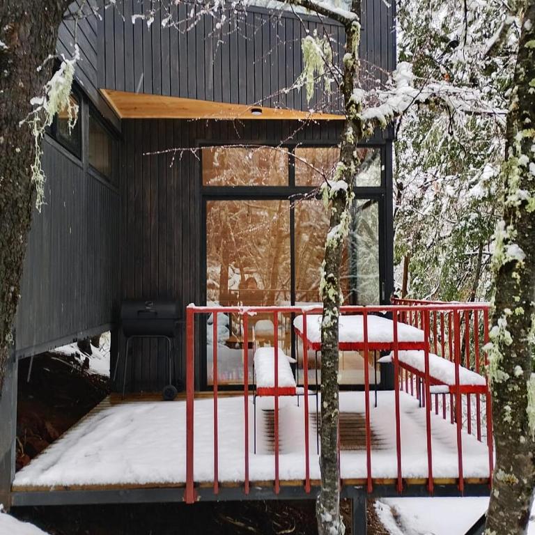M Refugio 6 Hualle I 6 personas I Tinaja I Bosque nativo - Chalet - 14