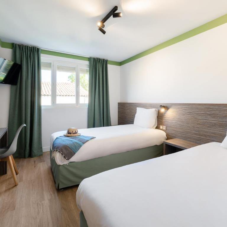 Hôtel du Midi Plage - Chambre Lits Jumeaux - 3