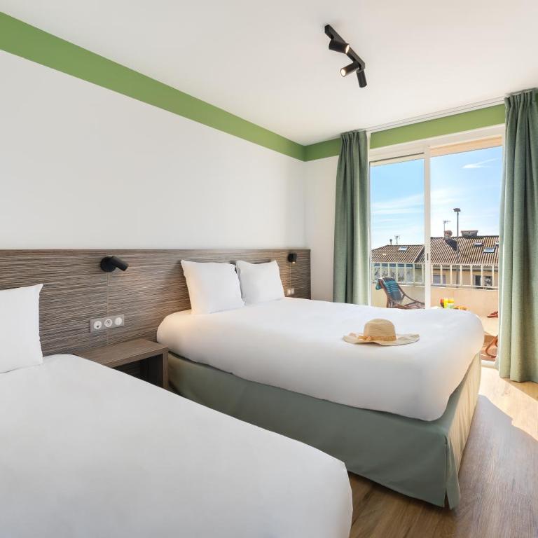 Hôtel du Midi Plage - Chambre Triple avec Balcon - 1
