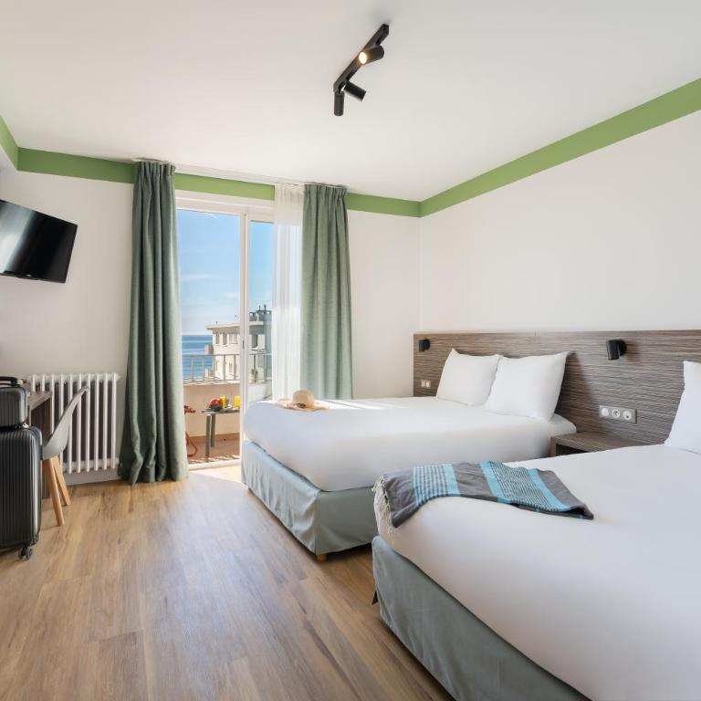 Hôtel du Midi Plage - Chambre Quadruple avec Balcon - 2