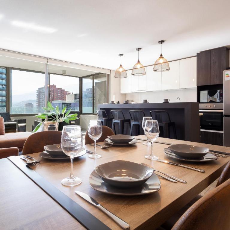 Departamento en Las Condes Premium Parque Arauco con Aire Acondicionado - Two-Bedroom Apartment - 3