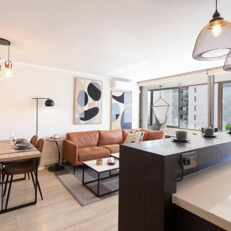 Departamento en Las Condes Premium Parque Arauco con Aire Acondicionado - Two-Bedroom Apartment - 6