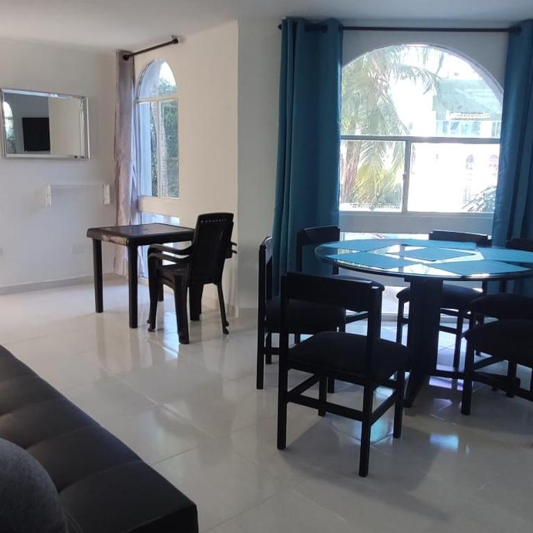 Apto grande duplex en Condominio La Mansión al lado del Cc Arrecife -Rodadero - Two-Bedroom Apartment with Pool View - 3