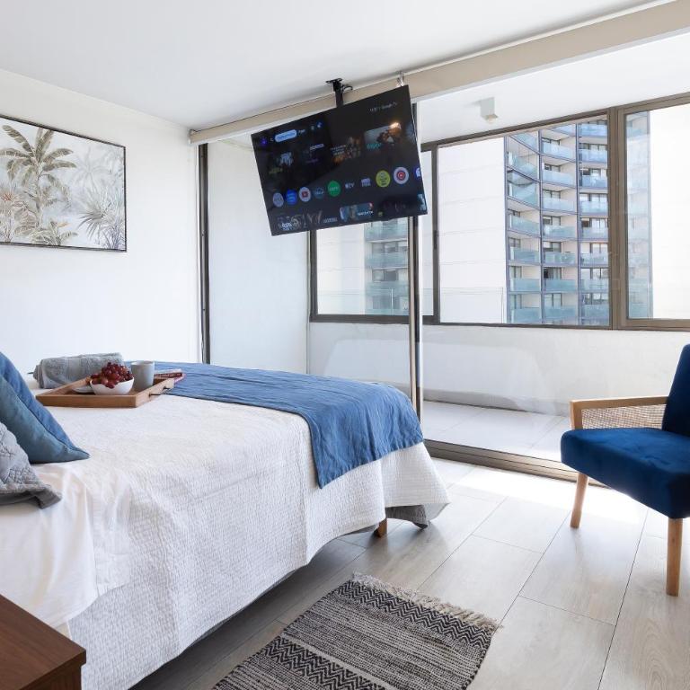 Departamento en Las Condes Premium Parque Arauco con Aire Acondicionado - Two-Bedroom Apartment - 13