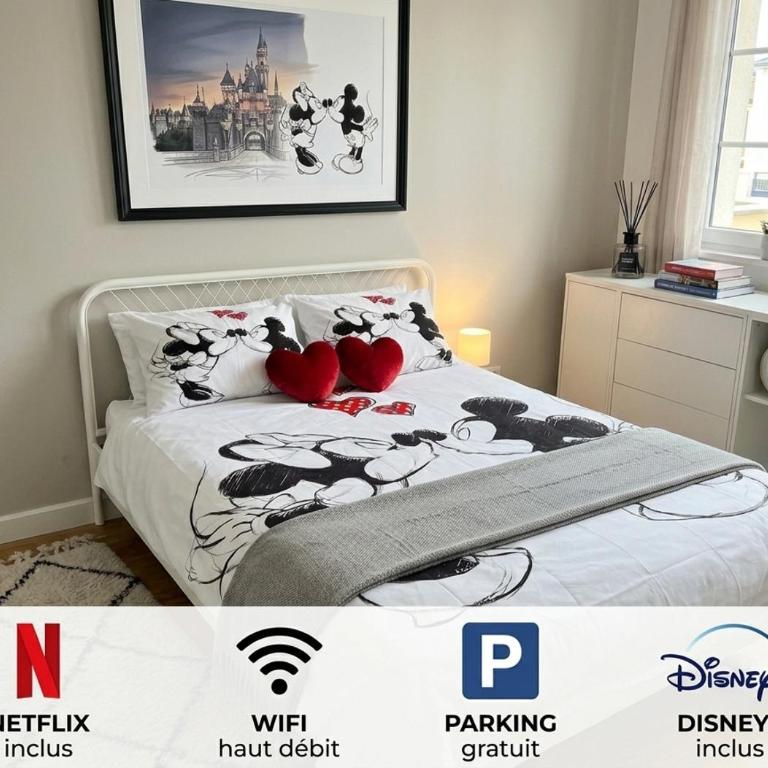 Dream Disneyland Paris 5min gare val d'Europe - Appartamento con 2 Camere da Letto - 1