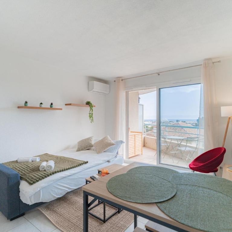 Cosy Studio climatisé vue mer - Apartment with Sea View - 7