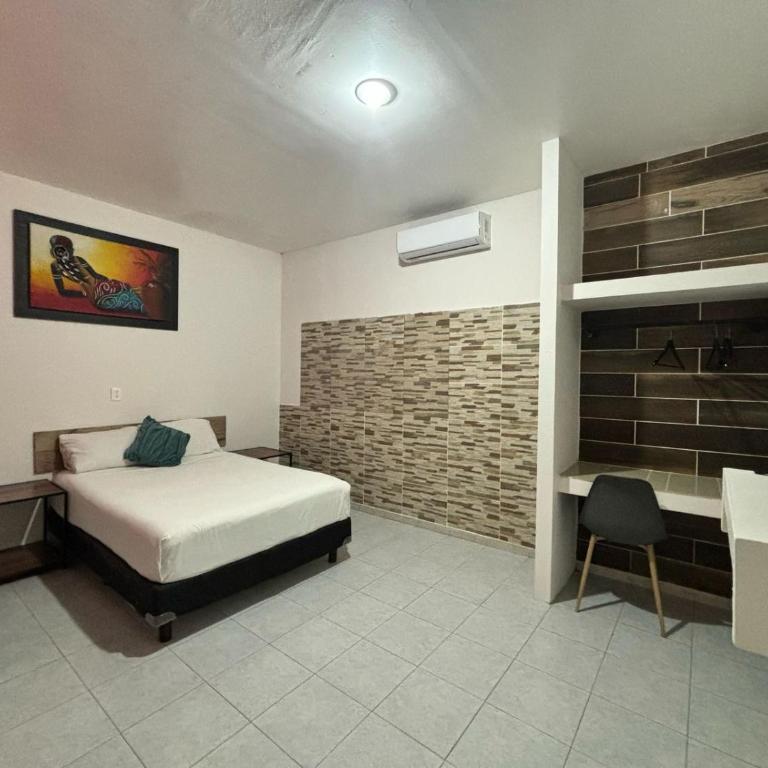 Hotel Awazul Bacalar - Habitación Estándar - 1 cama grande - 3