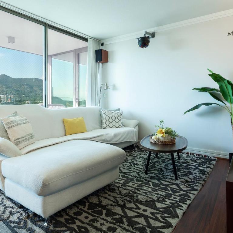 Depto Premium a pasos del Parque Arauco con aire acondicionado y piscina - Two-Bedroom Apartment - 48