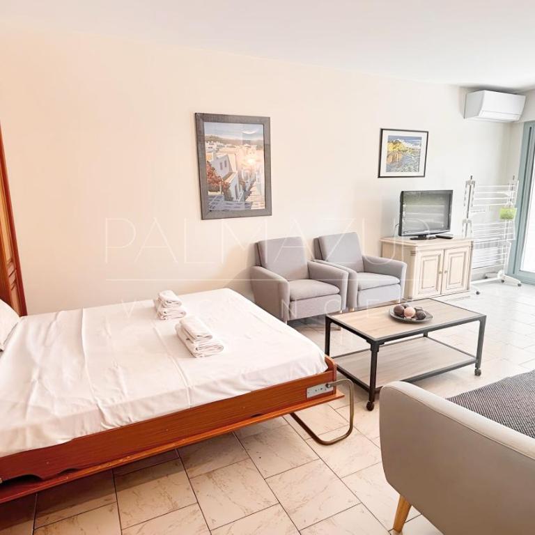 Résidence l'Olympia, avec 1 chambre, balcon, clim - Palmazur Vacances - One-Bedroom Apartment - 11