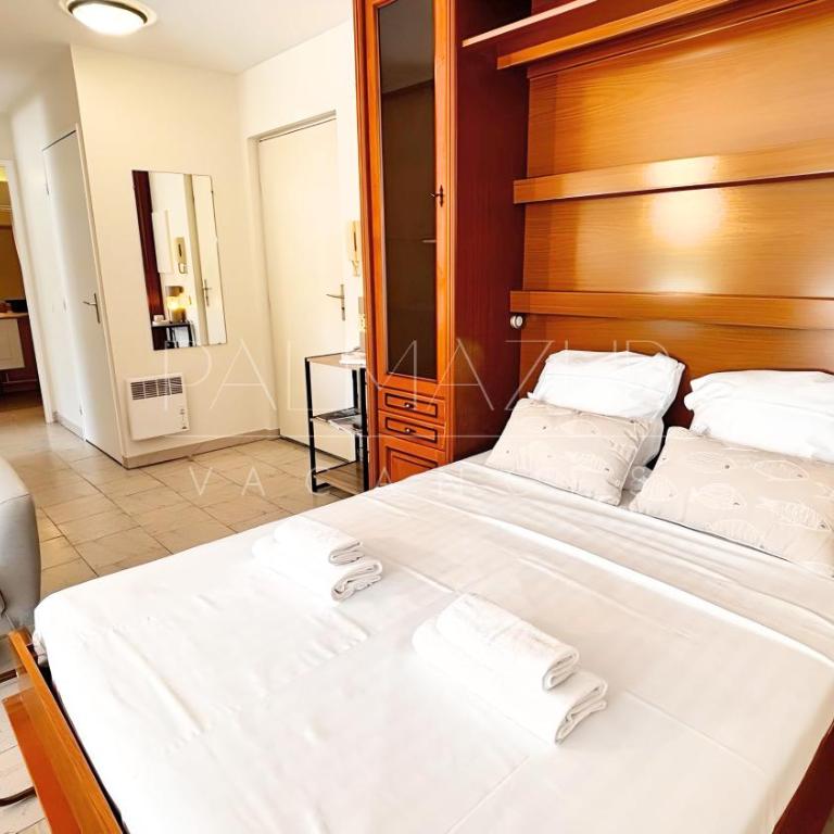 Résidence l'Olympia, avec 1 chambre, balcon, clim - Palmazur Vacances - One-Bedroom Apartment - 13