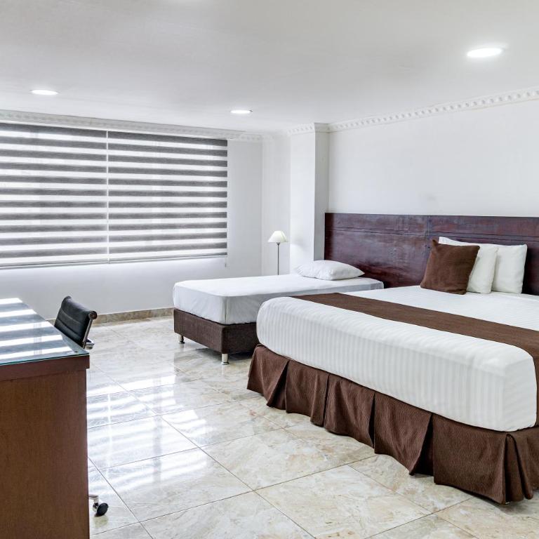 Hotel Caquetá Real HSC - Habitación Doble Superior - 1 cama extragrande o 2 individuales - 4