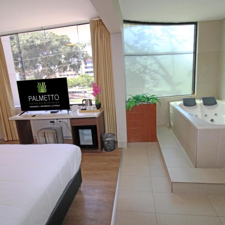 Palmetto Hotel Business La Perla - Suite con bañera de hidromasaje - 2