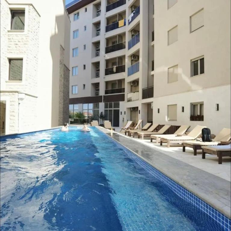 Becici Chic 1BR Condo swimming pool long term - Apartman sa 2 Spavaće Sobe - 14