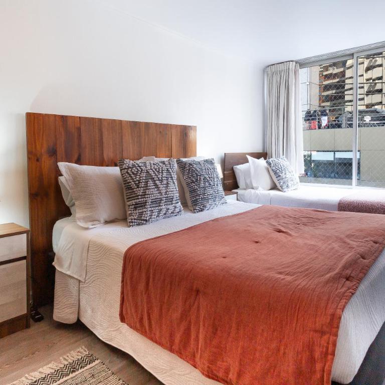 Acogedor departamento en Barrio el Golf con Aire acondicionadoCercano a Costanera Center y MUT - Three-Bedroom Apartment - 28